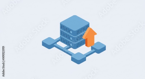Data center growth illustration