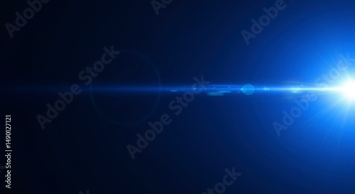 Bright light flare background