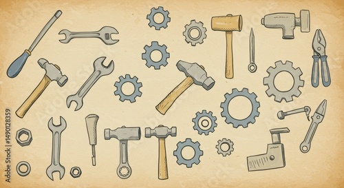 Assortment of tools