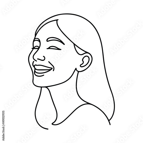 woman head silhouette