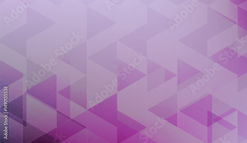 Elegant Lilac Geometric Pattern: Abstract Triangle Mosaic Design for Modern Backgrounds and Creative Projects, Infusing Sophistication and Visual Appeal in Every Detail