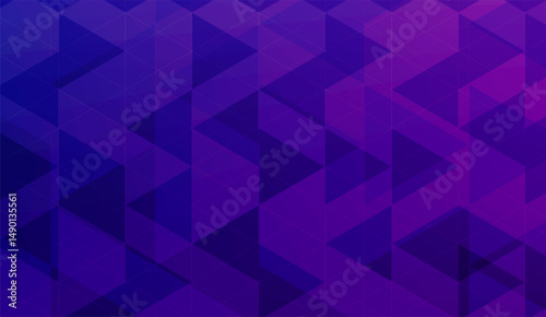 Abstract Violet Triangle Pattern Background: Geometric Design with Deep Blue and Purple Gradient for Modern Digital Art Projects and Creative Graphic Resources