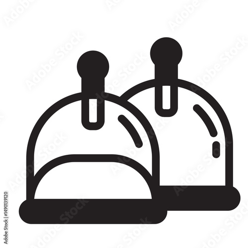 cupping glyph icon