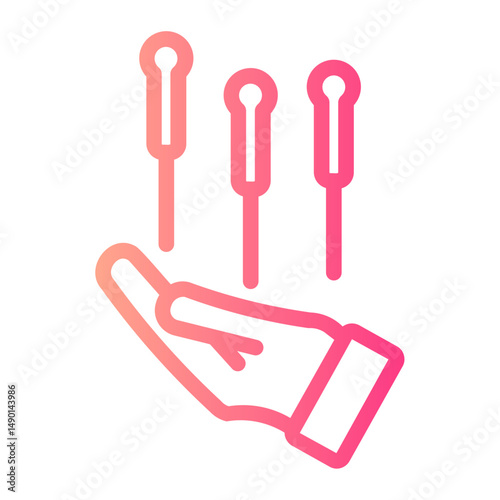 acupuncture gradient icon