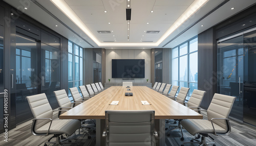 Modern conference room