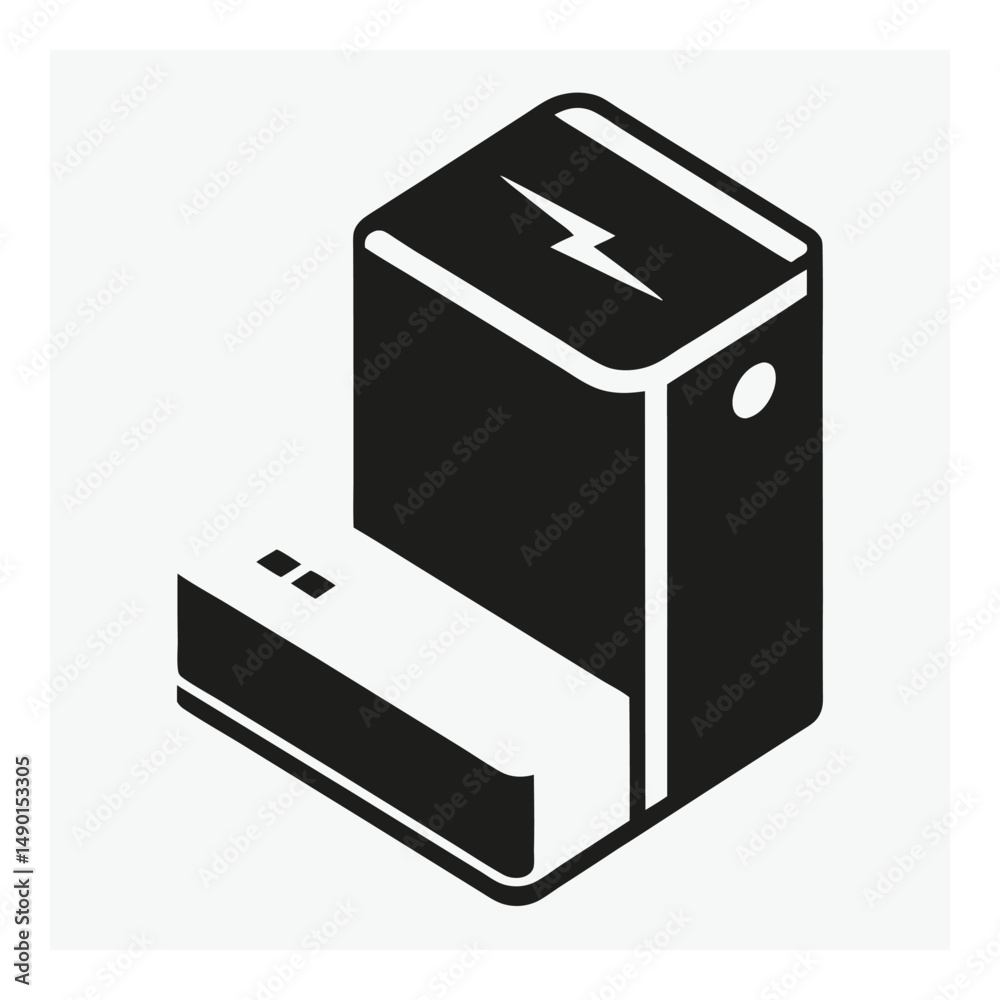 Battery Pack Icon for Electrical and Tech Use Battery Pack Icon for Electrical and Tech Use