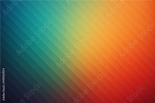 Abstract colorful background with lines showcases a bright rainbow spectrum in a geometric vector design