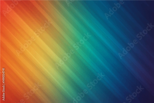 Abstract colorful background with lines showcases a bright rainbow spectrum in a geometric vector design