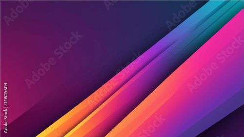 Abstract gradient diagonal lines background.
