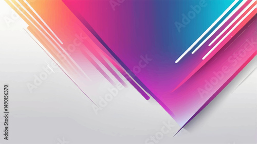 Abstract gradient diagonal lines background.