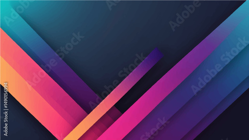 Abstract gradient diagonal lines background.