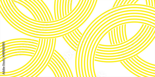 Pasta background, spaghetti abstract geometric pattern. Macaroni yellow poster. Wavy abstract pattern. Pasta vector illustration