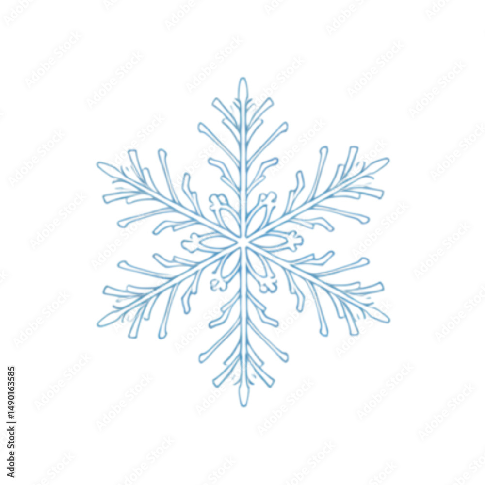 snowflake on white background snowflake on white background