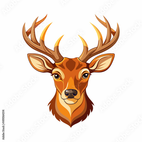 deer head vector illustration