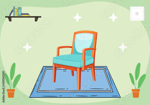Lounge Chair Concept Illustration