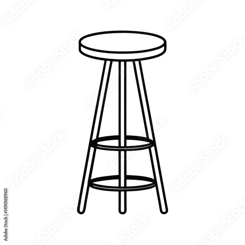 minimalist bar stool