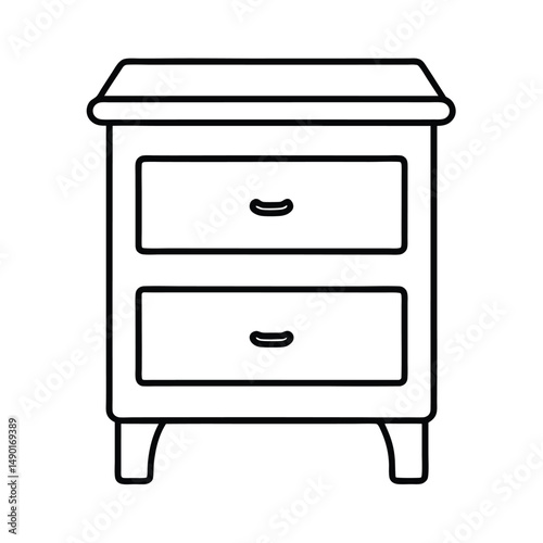 modern bedside table