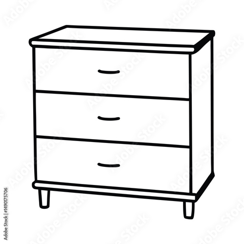 minimalist drawer storage