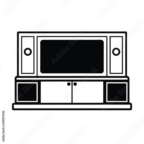 media console unit