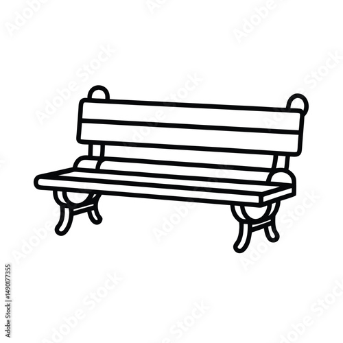 outdoor garden bench