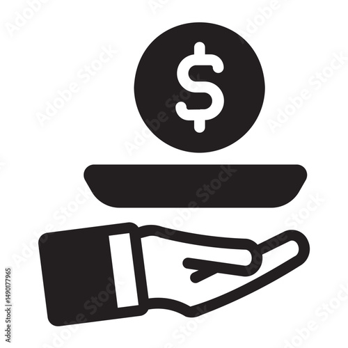 fee glyph icon