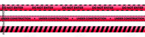 Caution stripe vector illustration Red and black diagonal safety lines with high-contrast hazard design for road signs construction zones and safety alerts perfect for danger and caution zones.