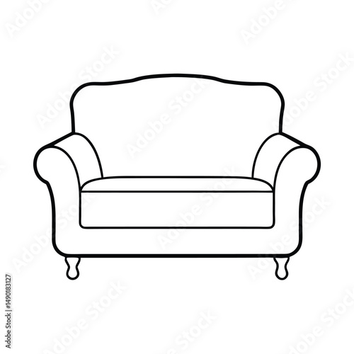 loveseat modern loveseat couch stylish compact seating