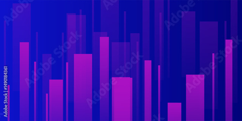 Abstract blue and pink gradient background. Creative illustration for poster, web, landing, page, cover, EPS 10
