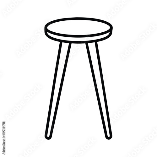 outdoor stool metal