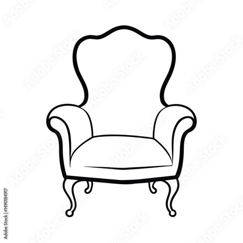 parlor chair classic design