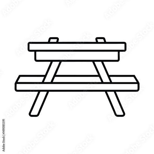 picnic table wooden design