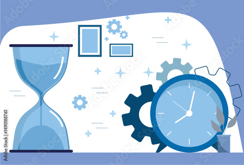 Time Management Concept Illustration