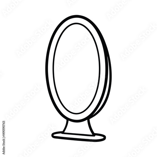 standing mirror modern design