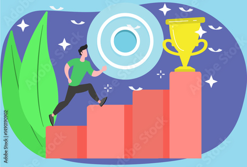 Challenge Concept Illustration
