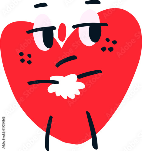 Love Mascot Character Sticker Pack