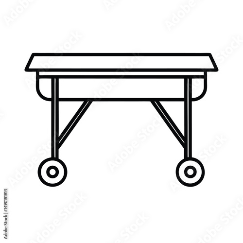 trolley table wheels