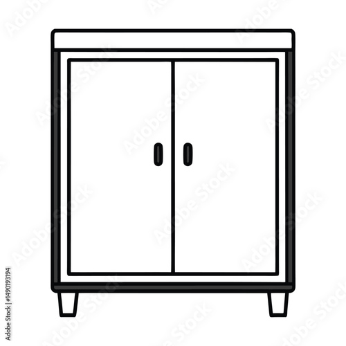 utility cabinet wood