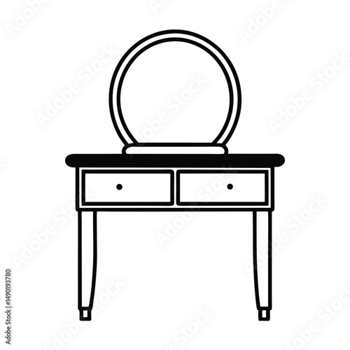 vanity table