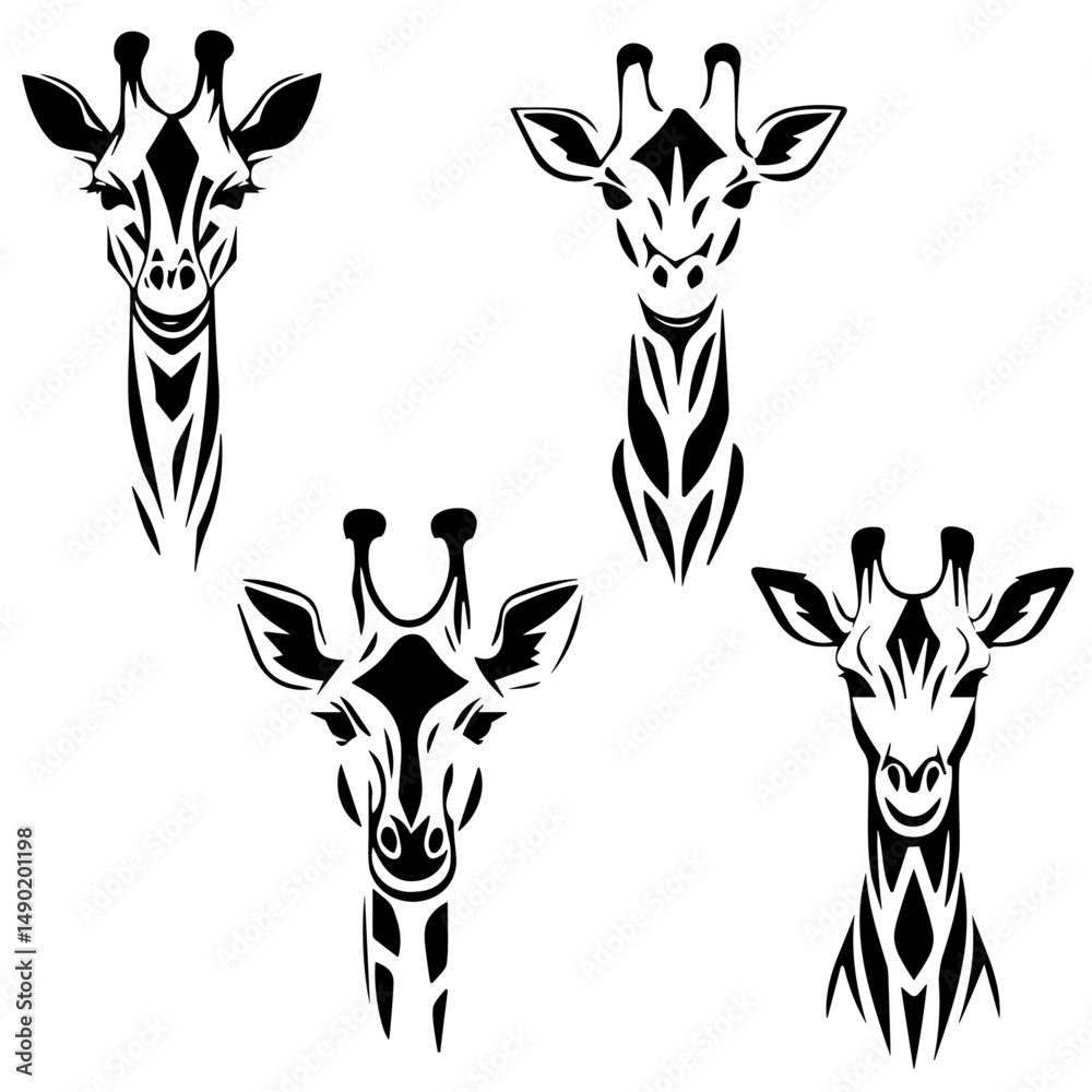 Girafa encantadora design