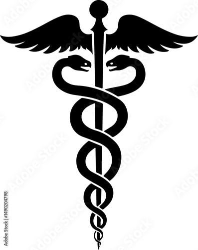 Medical Emblem of Healing" vector