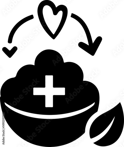 Medical Emblem and Drip Mind  of Healing" vector design