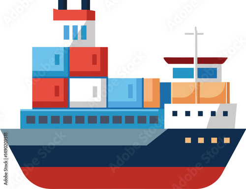 Cargo Ship Container Vessel Freight Transport