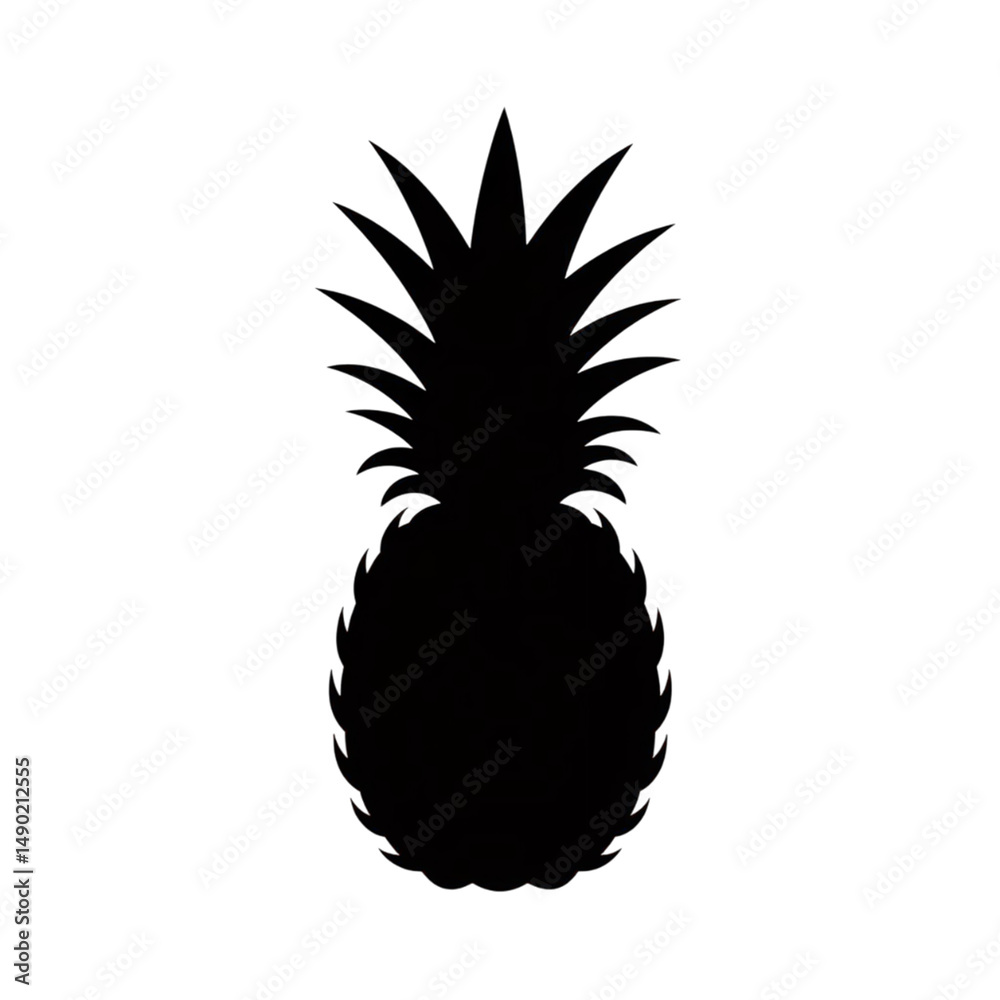 Obraz premium A pineapple isolated on a transparent background