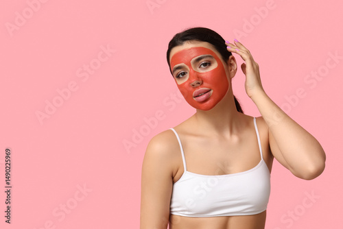 Beautiful young woman with ...