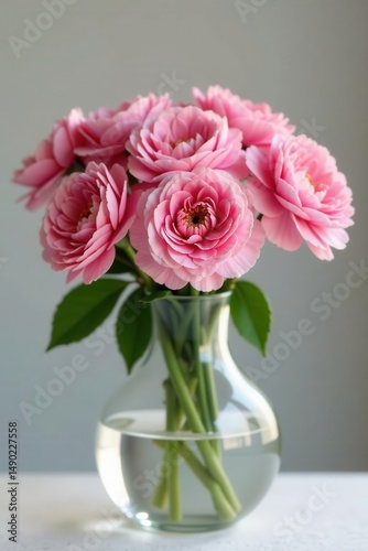 Wallpaper Mural Pink carnations in a vase, elegant Mother's Day arrangement , gift, beautiful flowers Torontodigital.ca