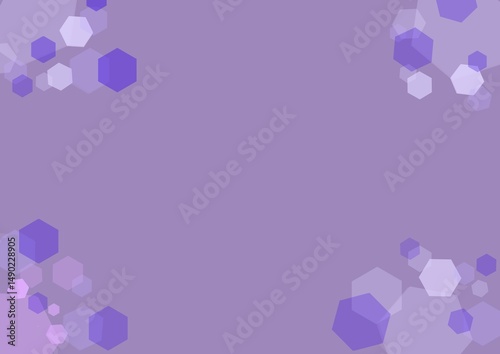 arrière-plan avec forme géométrique, de couleur violet sur fond violet claire