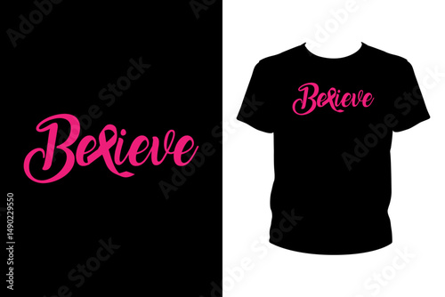 Believe Quotes svg, Cancer Svg, t-shirt design for prints, Cancer t-shirt design cut file