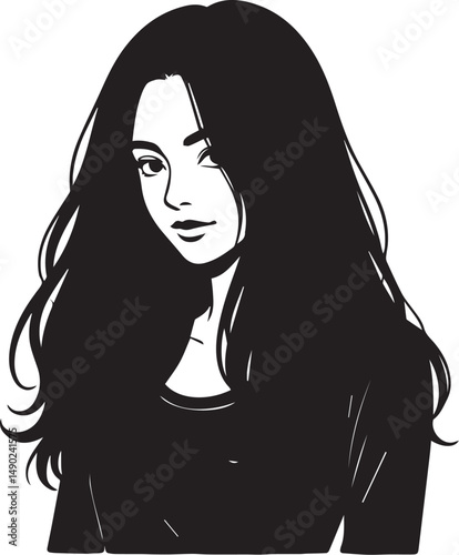 silhouette of a woman