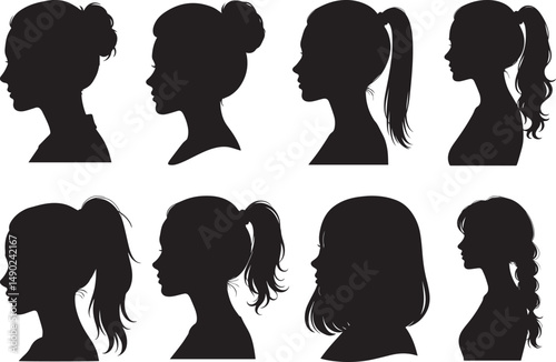 woman side view