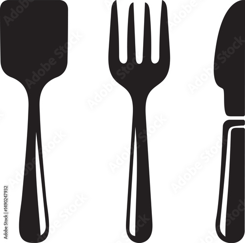 Set of kitchen utensils